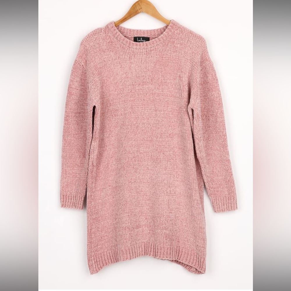 Lulus Pink Sweater Dress